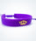 King Crown on purple rubber bracelet