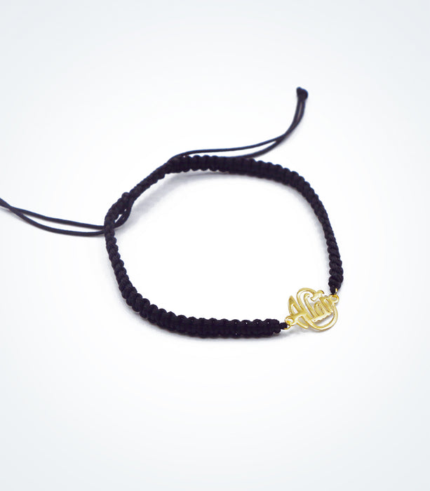 Allah motif on Shambala adjustable bracelet