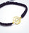 Spiral motif on Shambala adjustable bracelet