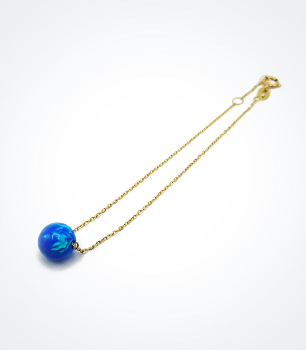 Blue Ball stone bracelet